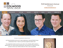 Tablet Screenshot of colwooddental.ca